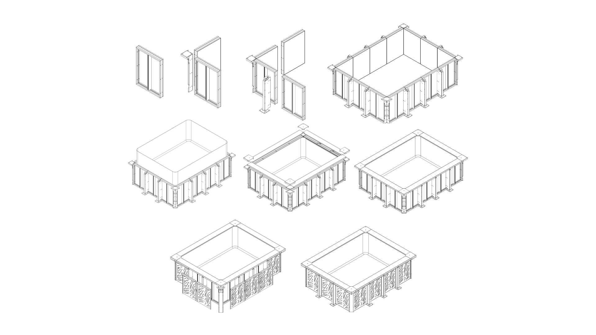 Plan d emontage piscine Pano